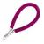 Tweezerman Grip & Snip Spiral Spring Cuticle Nipper - Lollypop Berry Pink